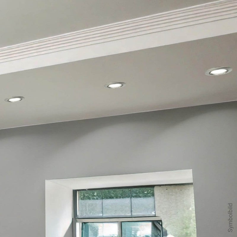 LED Downlight, Round, Rotatable, Inox — image 3