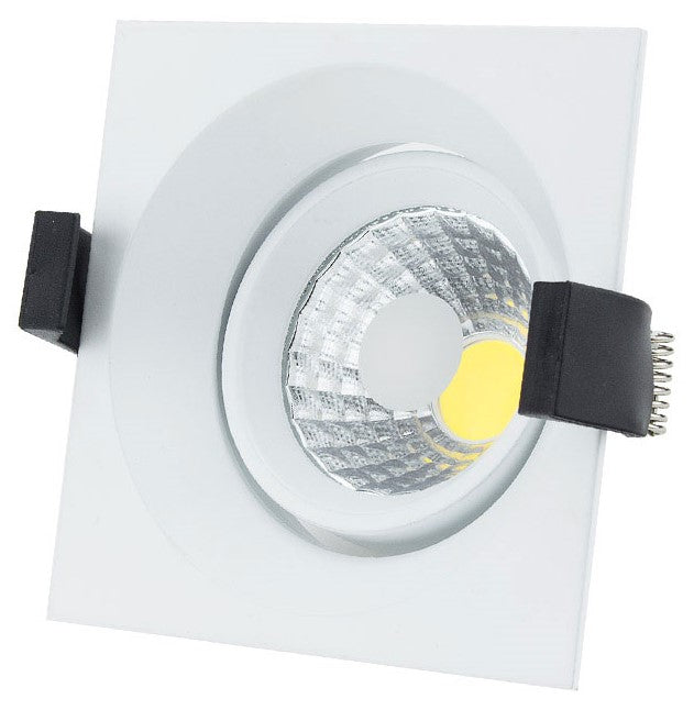 LED Downlight, Square, Build-In, 8W, Warm Light — image 1