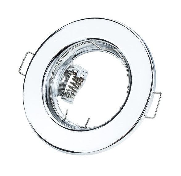 LED Ring, Round, Non-Adjustable, Chrome, 2Pcs/Box — image 1
