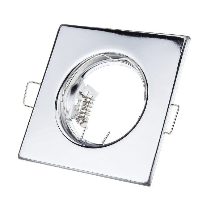 LED Ring, Square, Non-Adjustable, Chrome, 2Pcs/Box — image 1