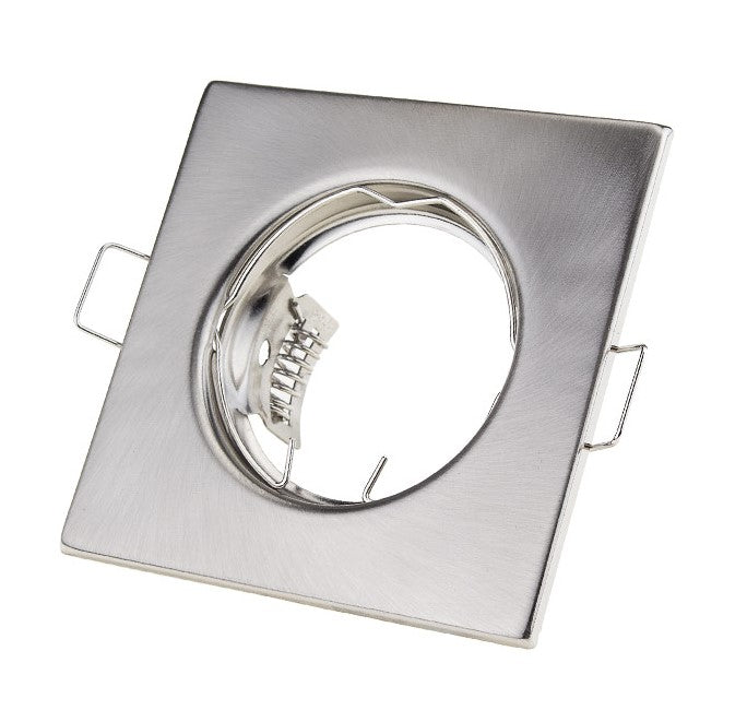 LED Ring, Square, Non-Adjustable, Inox, 2Pcs/Box — image 1