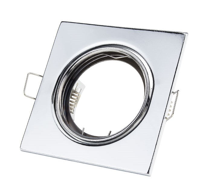 LED Ring, Square, Adjustable, Chrome — image 1