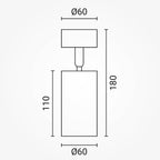LED Spotlight Fixture, Single Head, Black — image 3