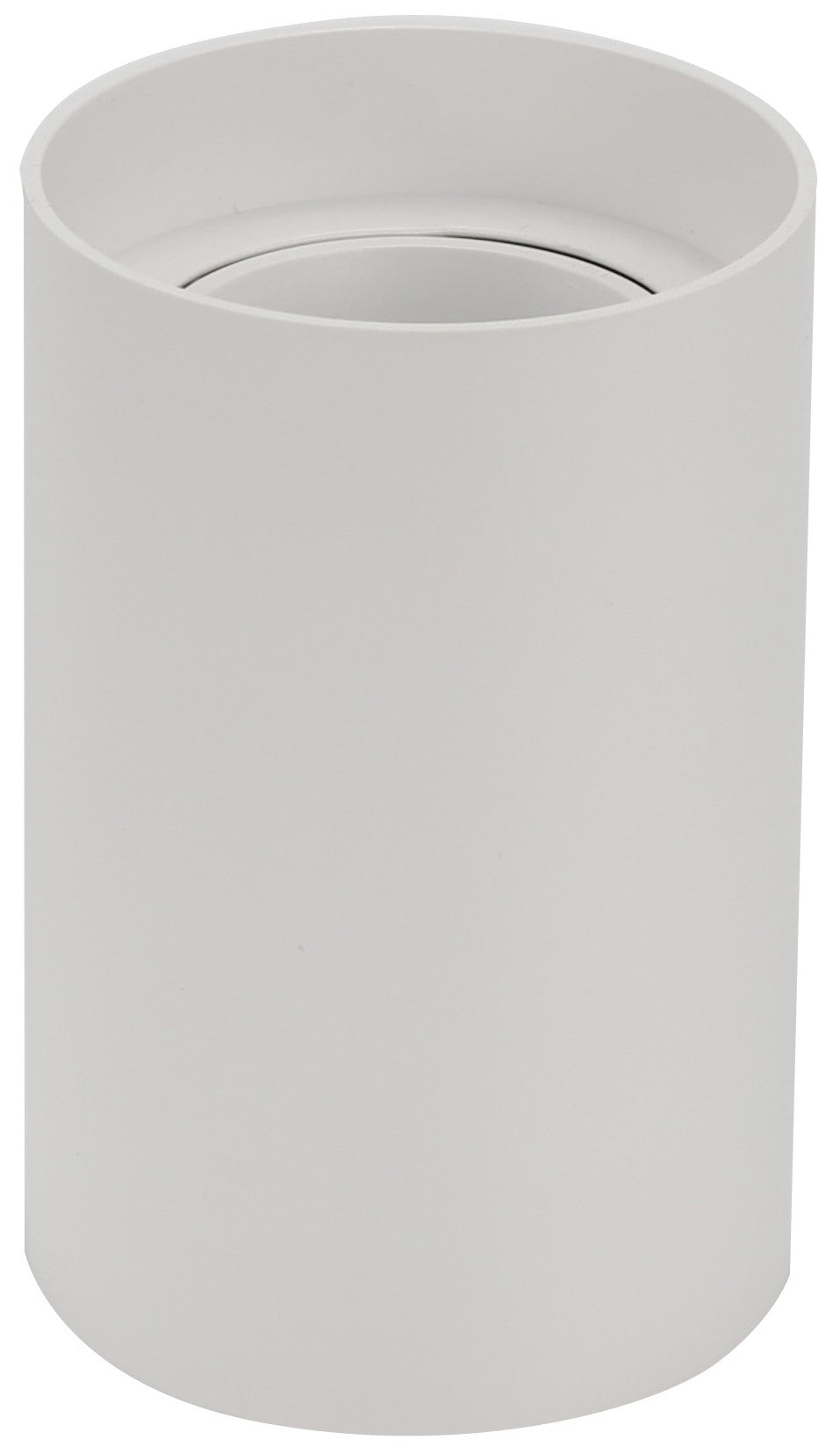 LED Spotlight Fixture, 10W, Round, Plastic, White — image 1