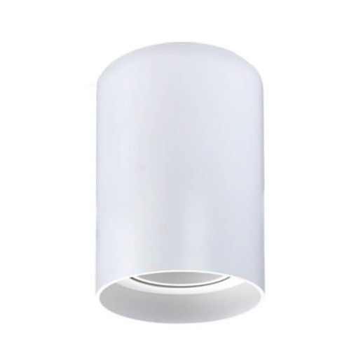 LED Spotlight Fixture, 10W, Round, Plastic, White — image 2