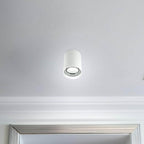LED Spotlight Fixture, 10W, Round, Plastic, White — image 4