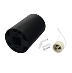 LED Spotlight Fixture, 10W, Round, Plastic, Black — image 3