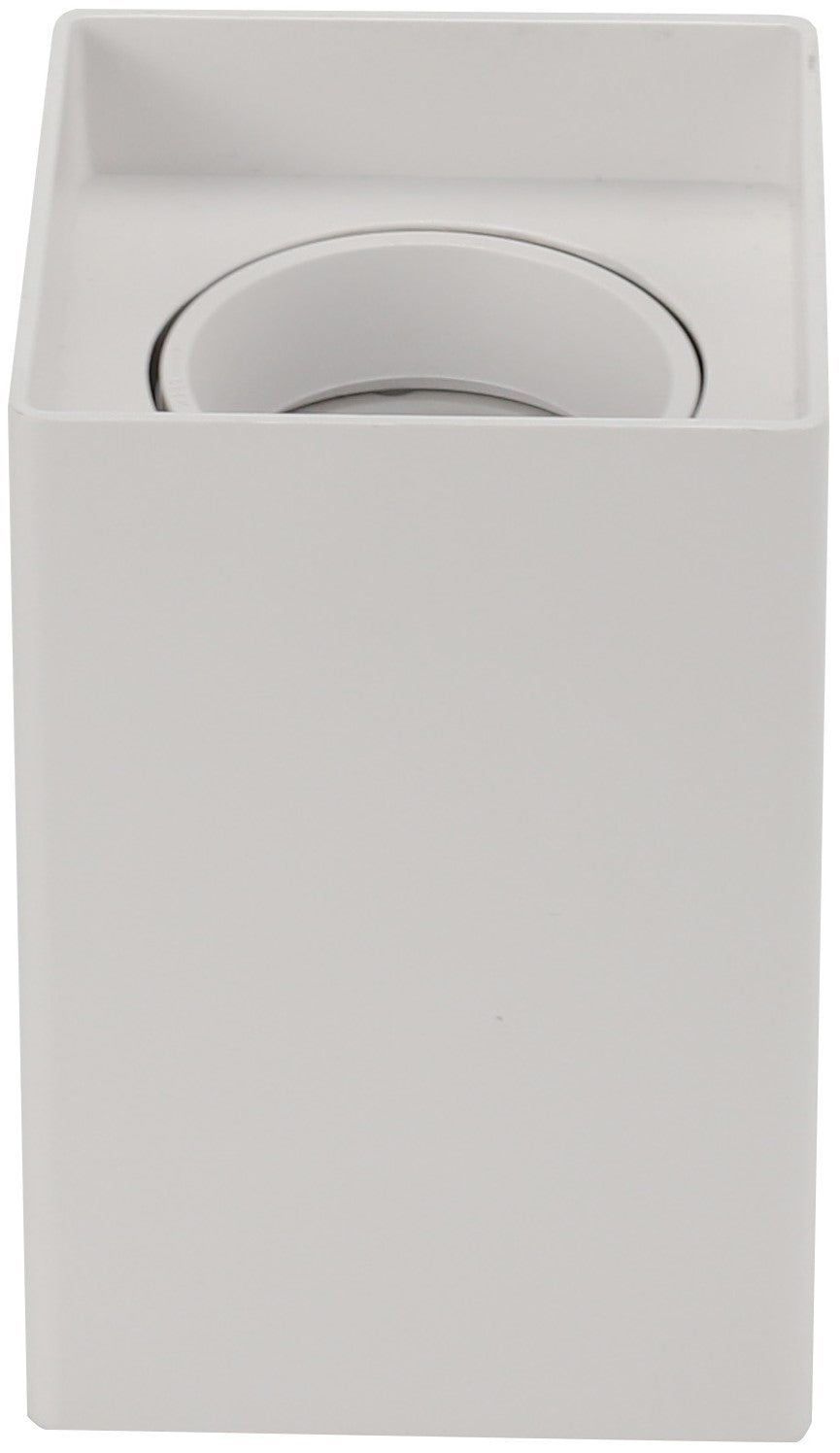 LED Spotlight Fixture, 10W, Square, Plastic, White — image 1