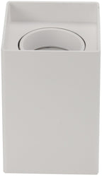 LED Spotlight Fixture, 10W, Square, Plastic, White — image 1