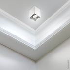 LED Spotlight Fixture, 10W, Square, Plastic, White — image 4