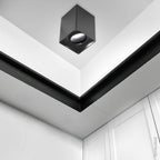 LED Spotlight Fixture, 10W, Square, Plastic, Black — image 4