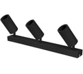 LED Spotlight Fixture, Three Heads, Black — image 1