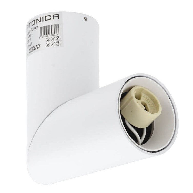 LED Spotlight Fixture, Aluminium, Adjustable, White — image 5