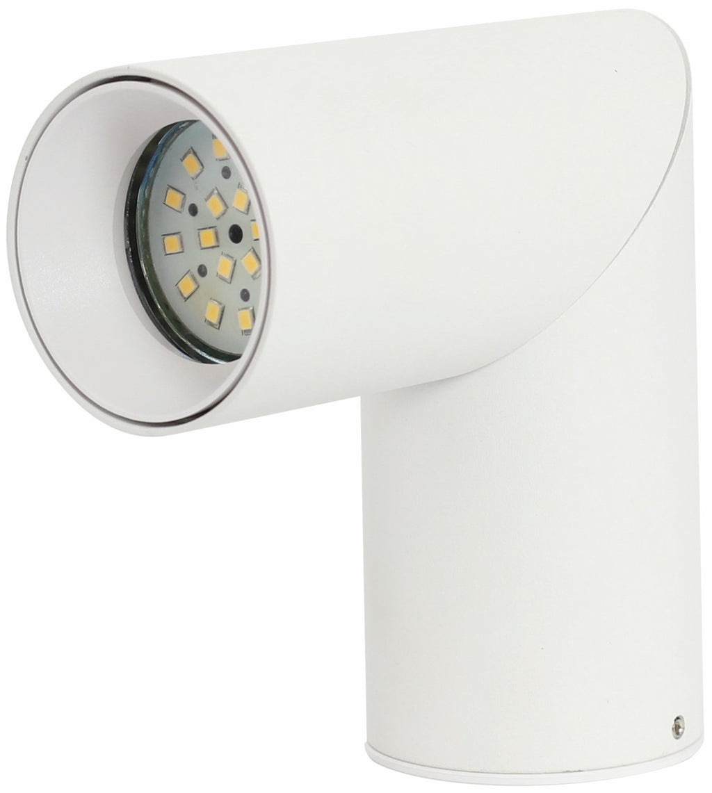 LED Spotlight Fixture, Aluminium, Adjustable, White — image 3