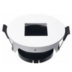 LED Spotlight Fixture, Round, White, Square — image 2