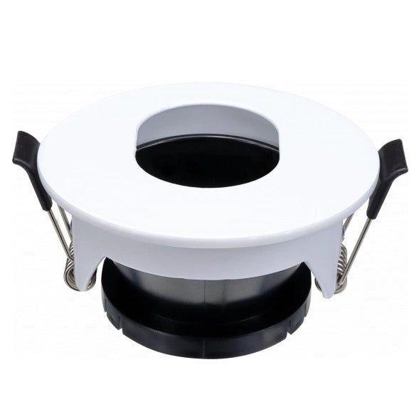 LED Spotlight Fixture, Round, White, Oval — image 2
