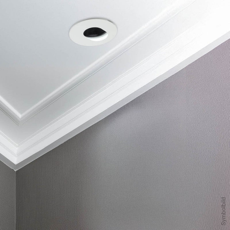 LED Spotlight Fixture, Round, White, Oval — image 4