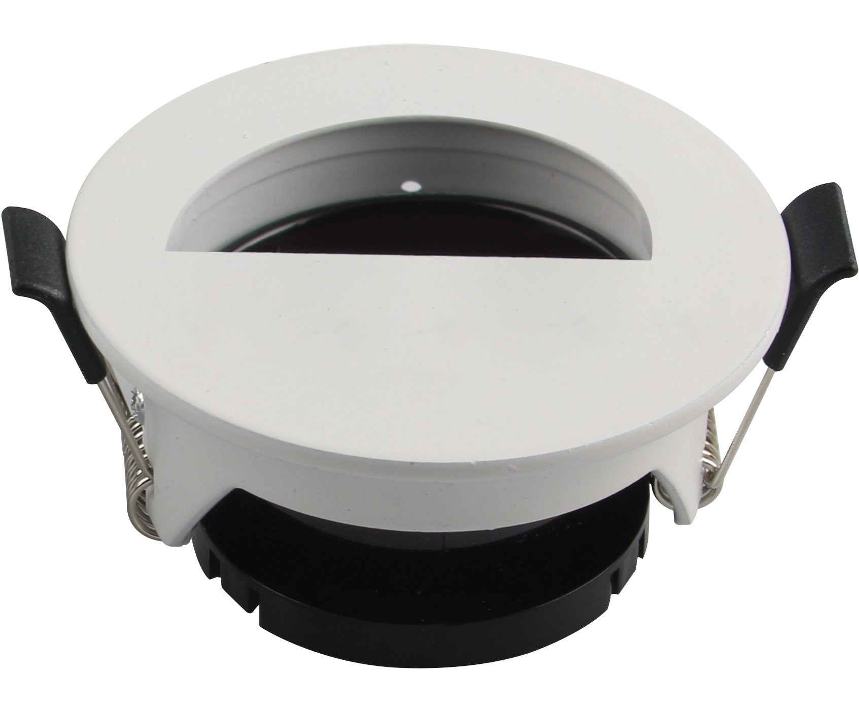 LED Spotlight Fixture, Round, White, Crescent — image 1