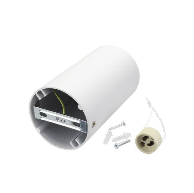 LED Spotlight Fixture, Round, White Reflector — image 4