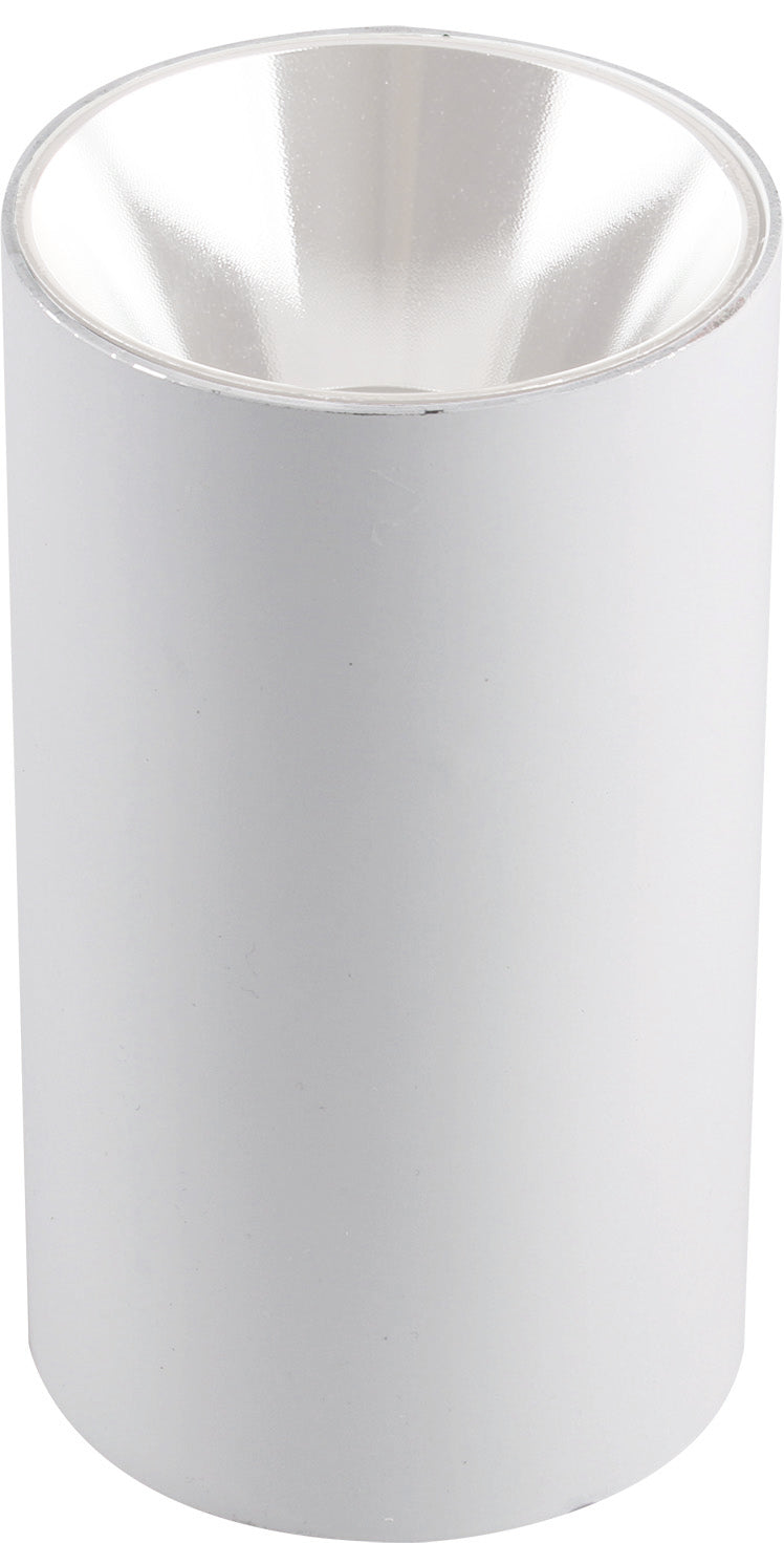 LED Spotlight Fixture, Round, White Reflector — image 1