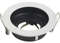 LED Spotlight Fixture, Round, White/Black, Round — image 1