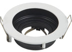 LED Spotlight Fixture, Round, White/Black, Round — image 1