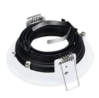 LED Spotlight Fixture, Round, White/Black, Round — image 2