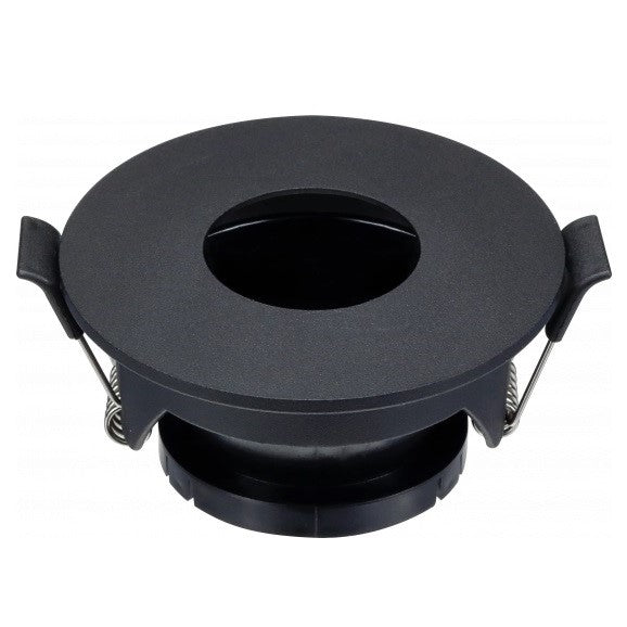 LED Spotlight Fixture, Round, Black, Round — image 2