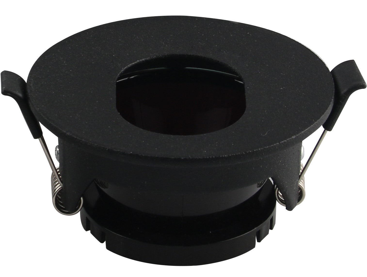 LED Spotlight Fixture, Round, Black, Oval — image 1