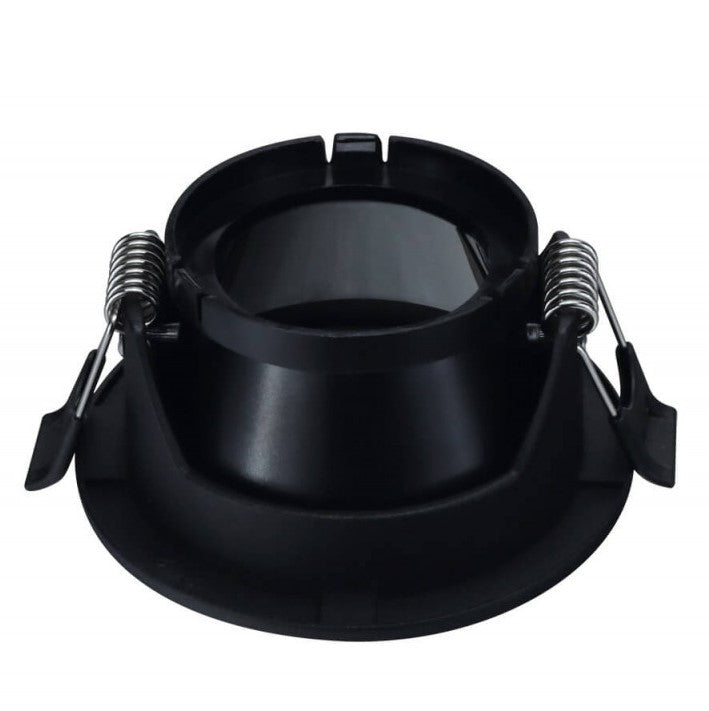LED Spotlight Fixture, Round, Black, Oval — image 3
