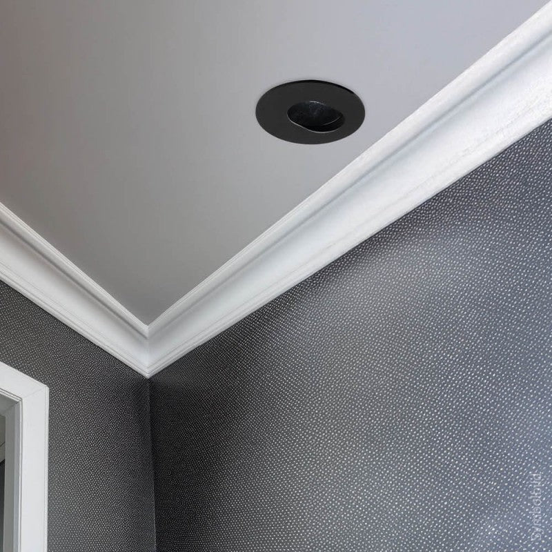 LED Spotlight Fixture, Round, Black, Oval — image 4