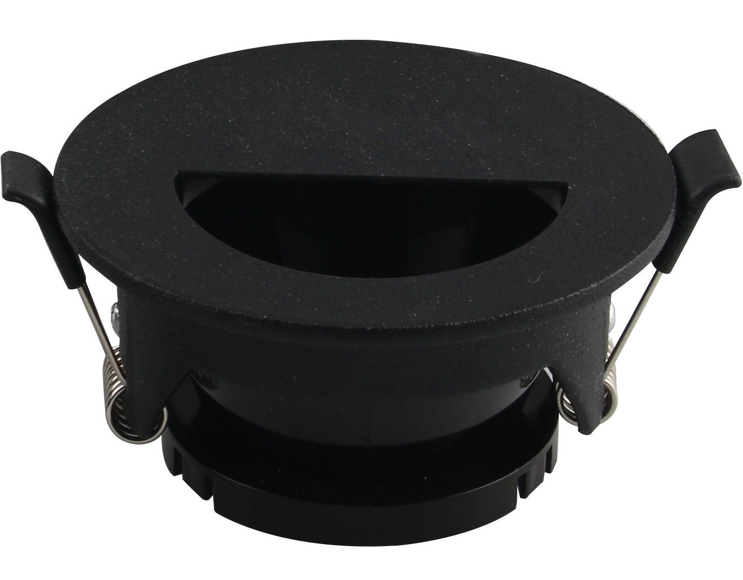 LED Spotlight Fixture, Round, Black, Crescent — image 1