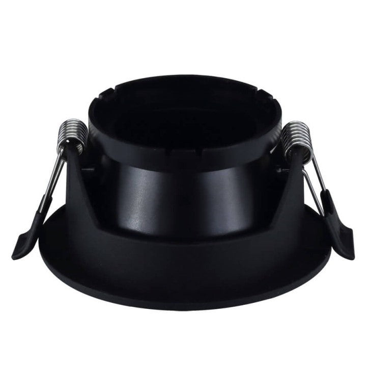 LED Spotlight Fixture, Round, Black, Crescent — image 3