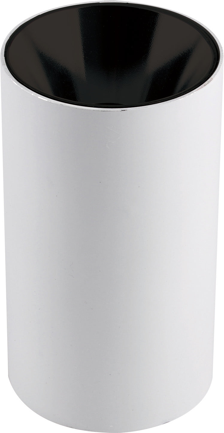 LED Spotlight Fixture, Round, Black Reflector — image 1