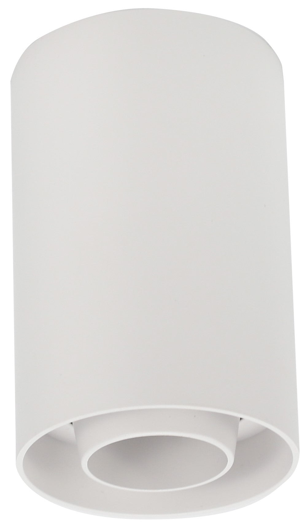 LED Spotlight Fixture, Round, Plastic, White — image 1