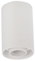 LED Spotlight Fixture, Round, Plastic, White — image 1
