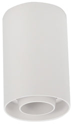 LED Spotlight Fixture, Round, Plastic, White — image 1