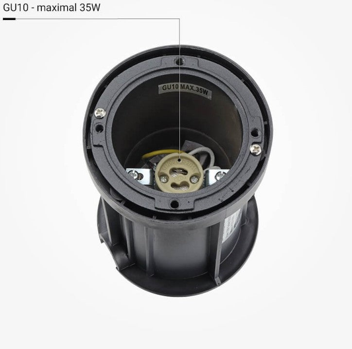 LED Outdoor Built-in Spotlight, Round, GU10 — image 3