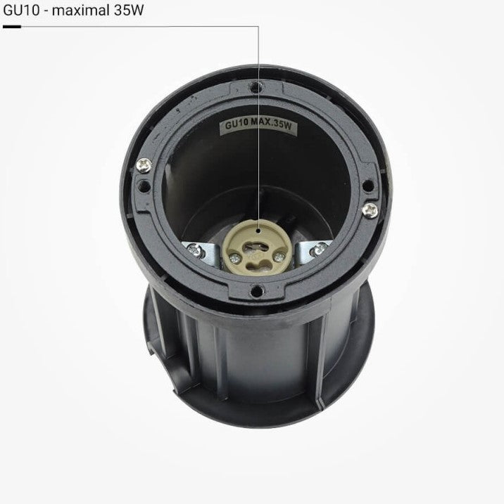 LED Outdoor Built-in Spotlight, Square, GU10 — image 3