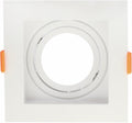 LED Spotlight Fixture, Square, White, Square — image 1