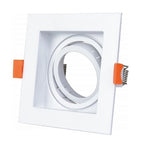 LED Spotlight Fixture, Square, White, Square — image 2