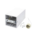 LED Spotlight Fixture, Square, White Reflector — image 4