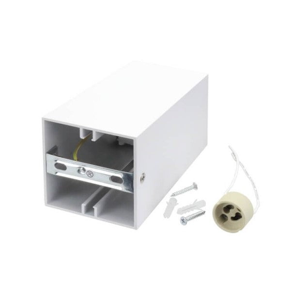 LED Spotlight Fixture, Square, White Reflector — image 4