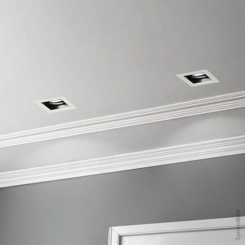 LED Spotlight Fixture, Square, White/Black, Square — image 5