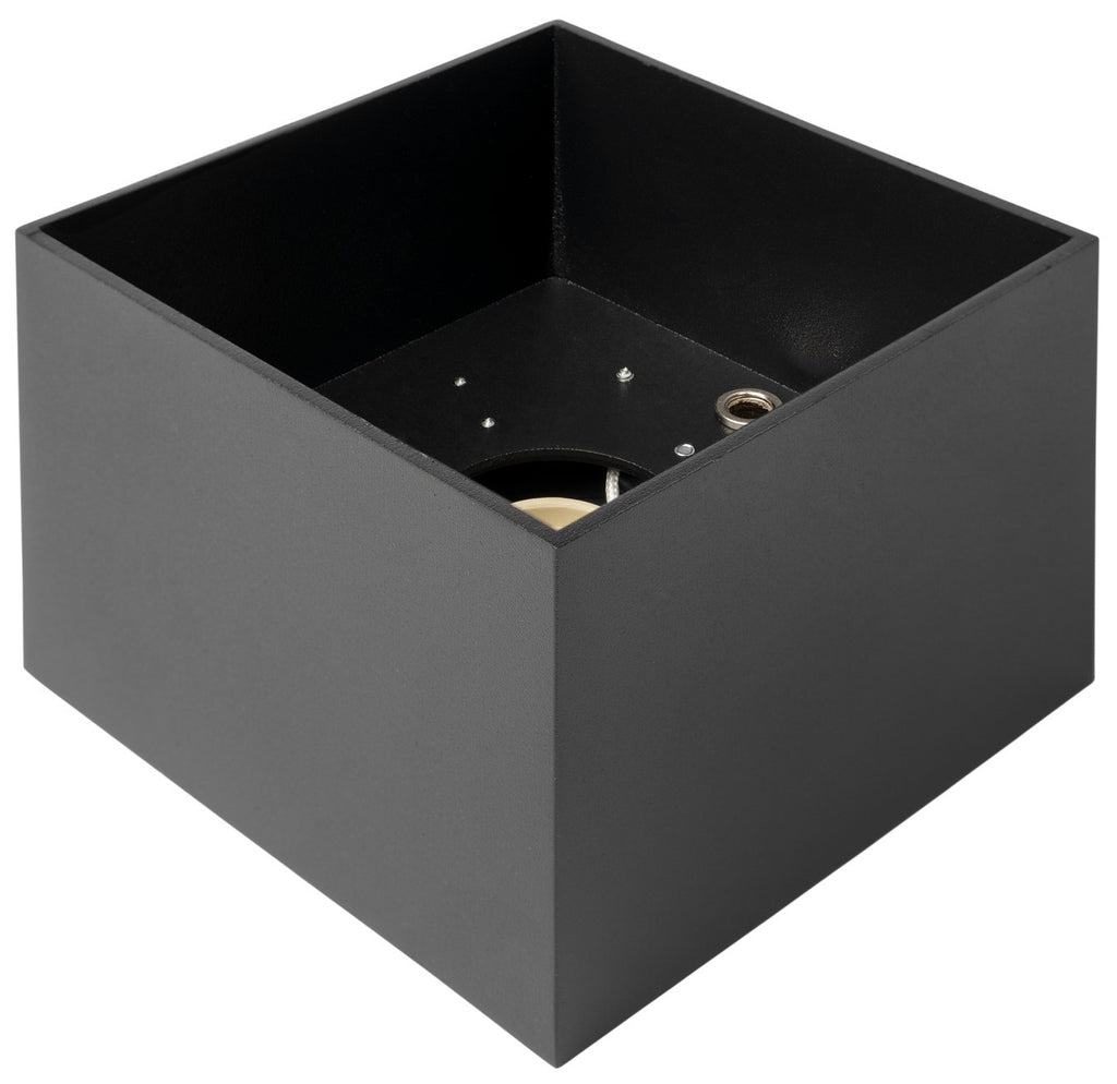 LED Spotlight Fixture, Square, Black — image 1