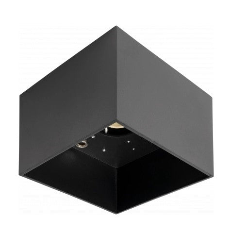 LED Spotlight Fixture, Square, Black — image 2