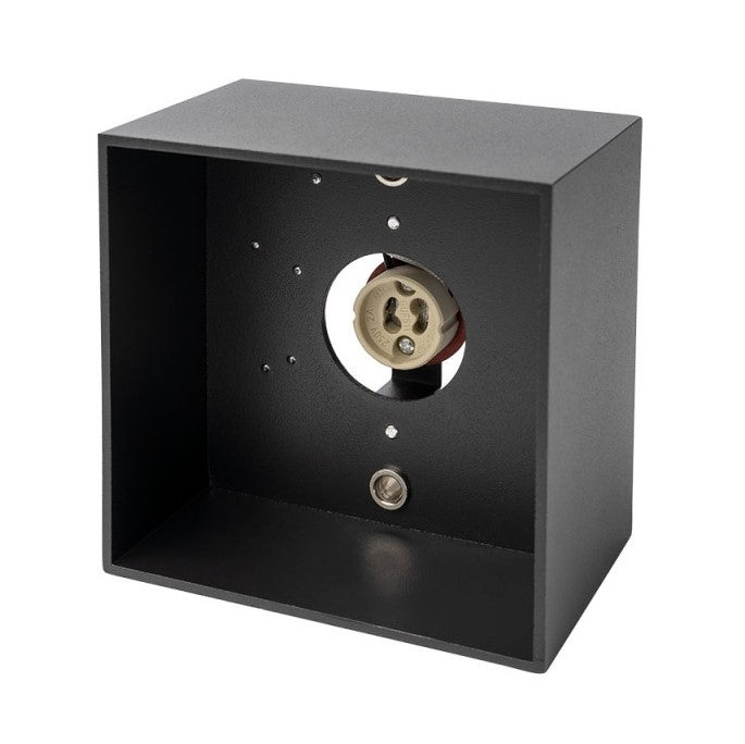 LED Spotlight Fixture, Square, Black — image 3
