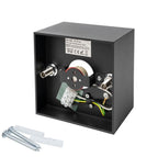 LED Spotlight Fixture, Square, Black — image 4