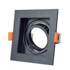 LED Spotlight Fixture, Square, Black, Square — image 2