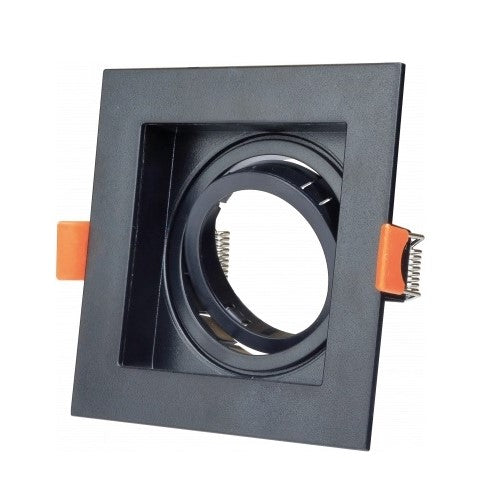 LED Spotlight Fixture, Square, Black, Square — image 2